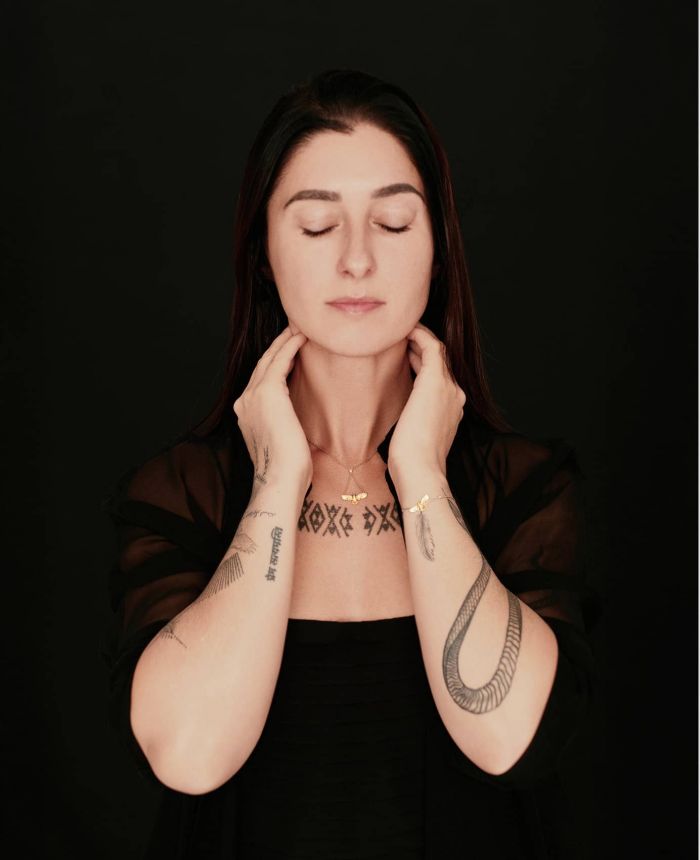 Diamond and Gold Raven Necklace - Image 3